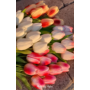 Kép 4/4 - Real touch szálas tulipán - piros